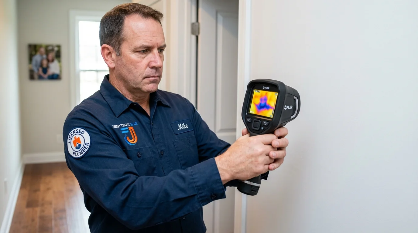 Thermal imaging leak detection by Johns Plumbing LLC in Homosassa